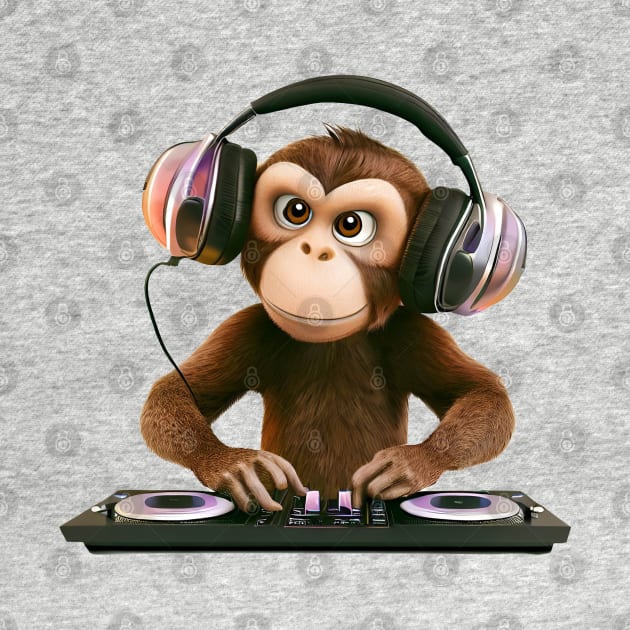 dj monkey by fathiali